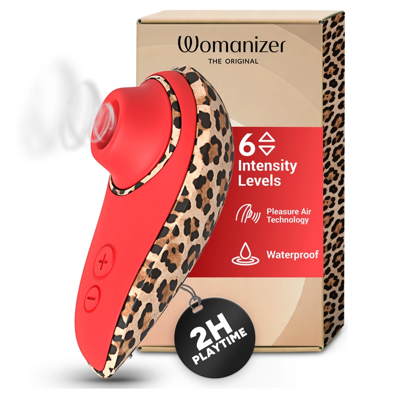 Womanizer - liberty 2 clitoral stimulator leopard print 7