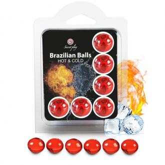 Secretplay Set 6 Brazilian Balls Hot & Cold Effect