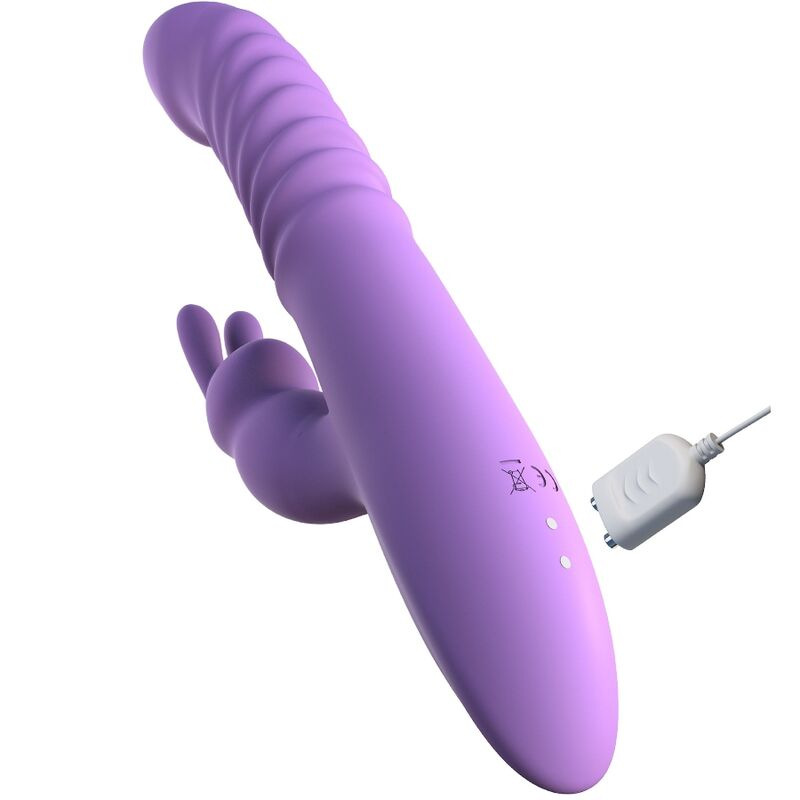 Fantasy for her - rabbit clitoris stimulator with heat oscillation and vibration function violet 3