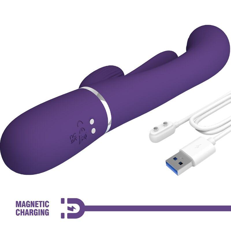 Pretty love - shania triple rabbit vibrator multifunction purple 9