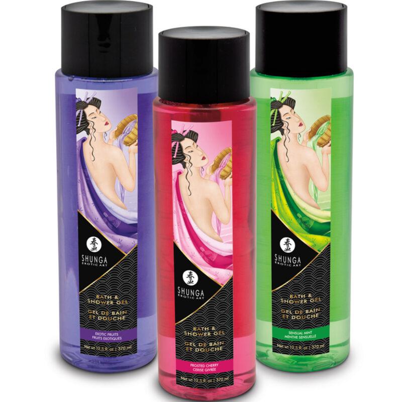 Shunga - Bath & Shower Gel Frosted Cherry 370 Ml 1