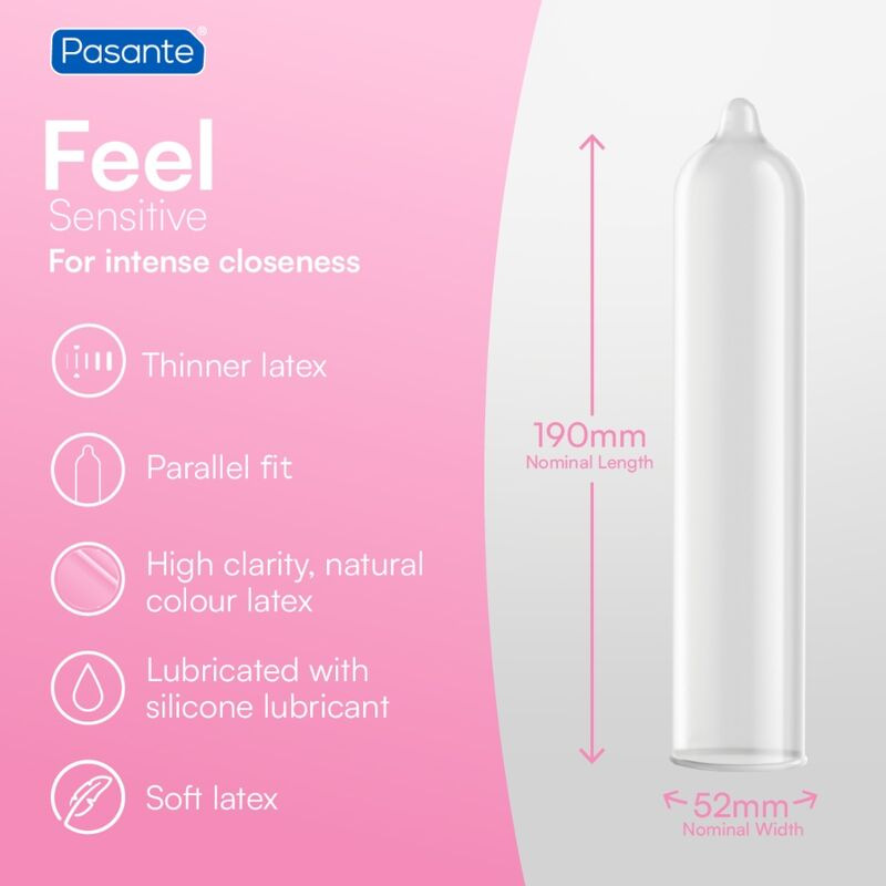 Pasante - citlivé ultrafine kondómy 144 ks 3