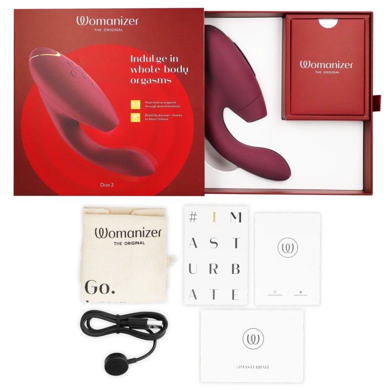Womanizer - duo 2 stimulator bordeaux 5