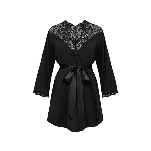 Obsessive - Obsessive Bellastia Kimono Black Xl/2xl