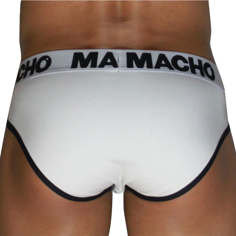 Macho - mch006 classic slip white + black l 2