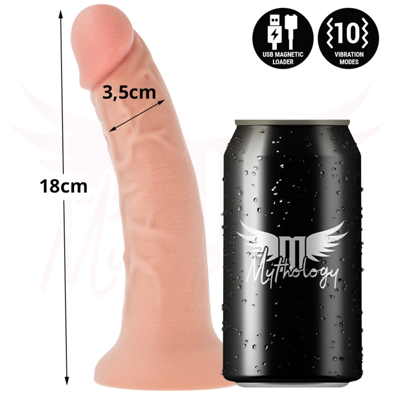 Mythology - asher original dildo s - vibrator compatible with watchme wireless technology 3