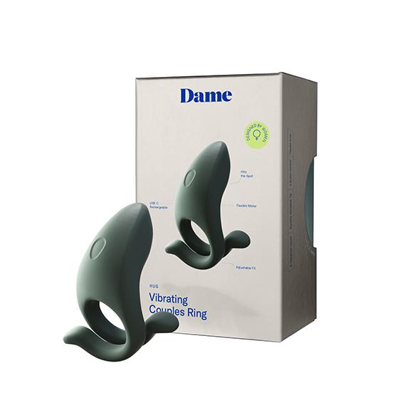 Dame - Hug Adjustable Cock Ring Steel 9