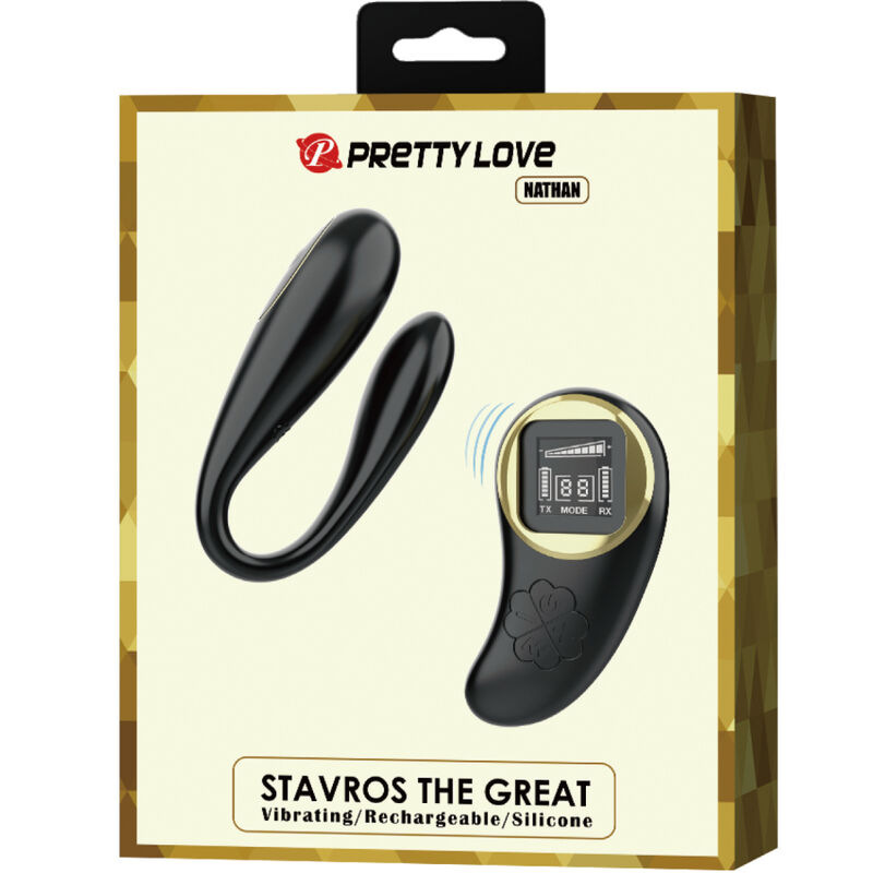 Pretty love - nathan double pleasure vibrator remote control 5