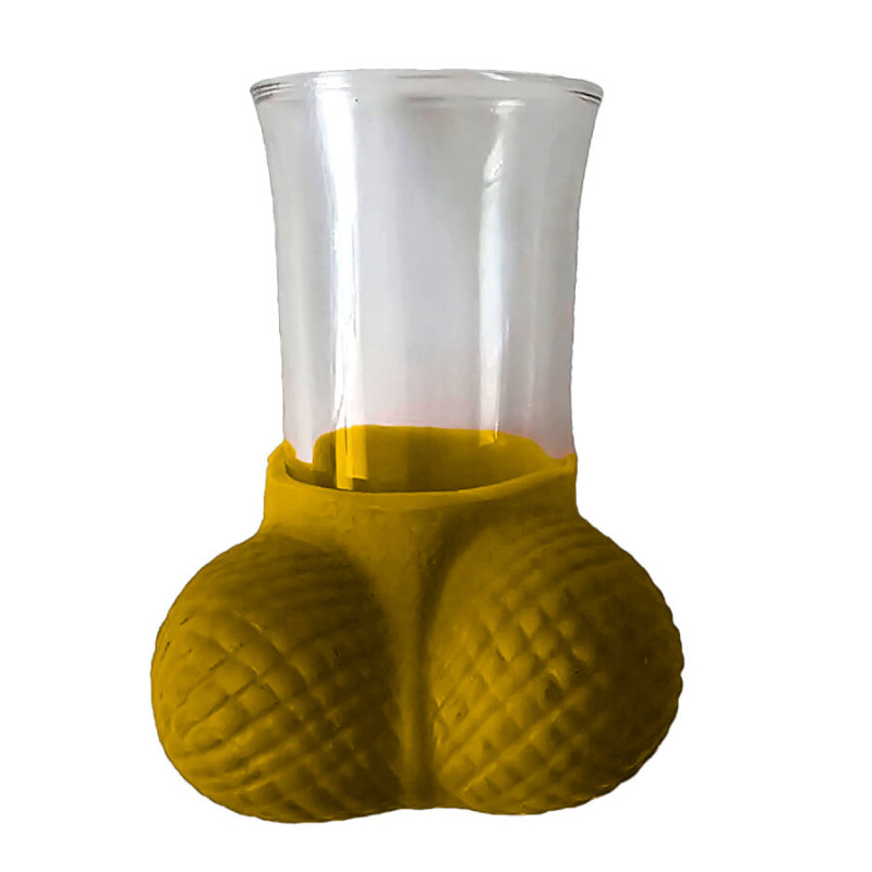 Diablo picante - gold shot glass