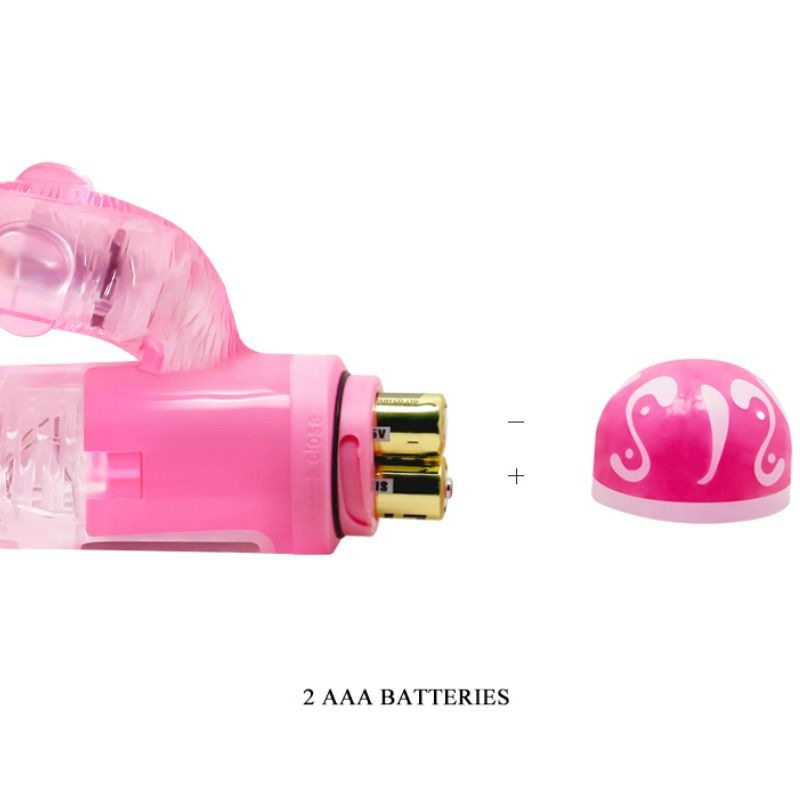Baile - multispeed vibrator with pink stimulator 5