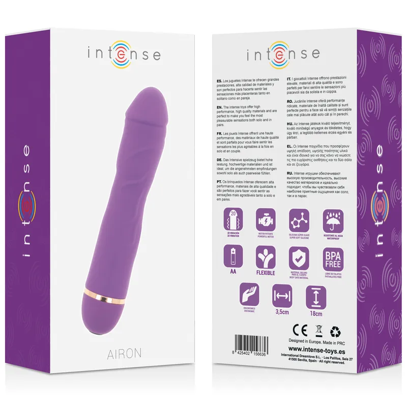 Intense Airon 20 Speeds Silicone Purple 3