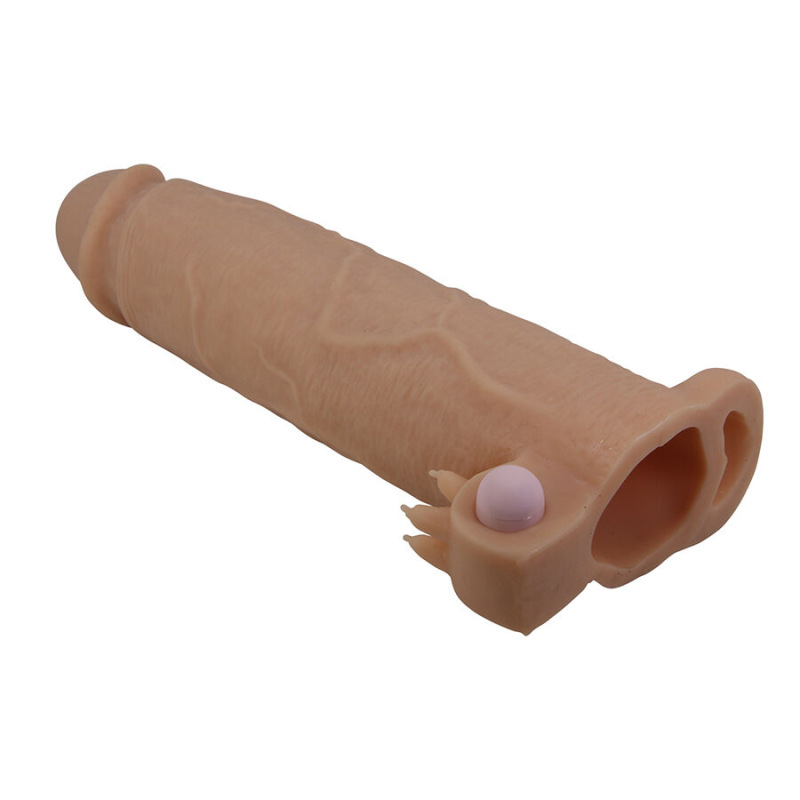 Pretty love - xerxes penis sleeve with clitoral stimulator and vibration 2