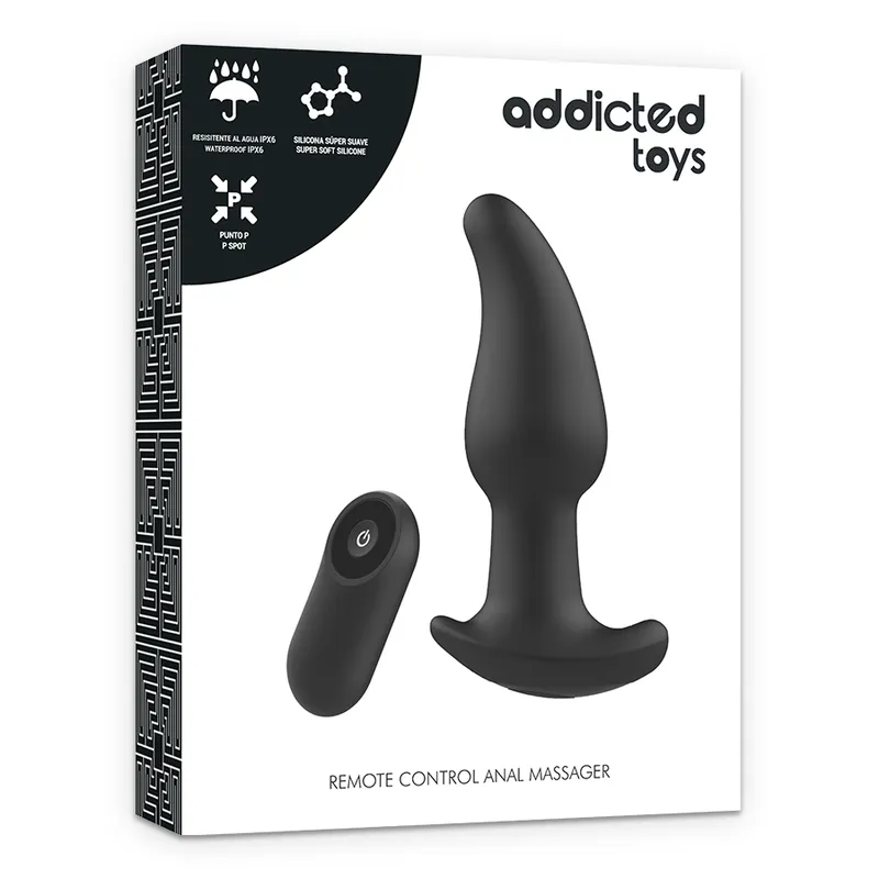 Addicted Toys Remote Control Anal Plug P-Spot 13.5cm - Masér Prostaty