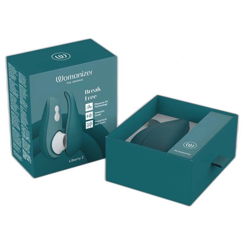 Womanizer - liberty 2 clitoris stimulator & suction blue 15