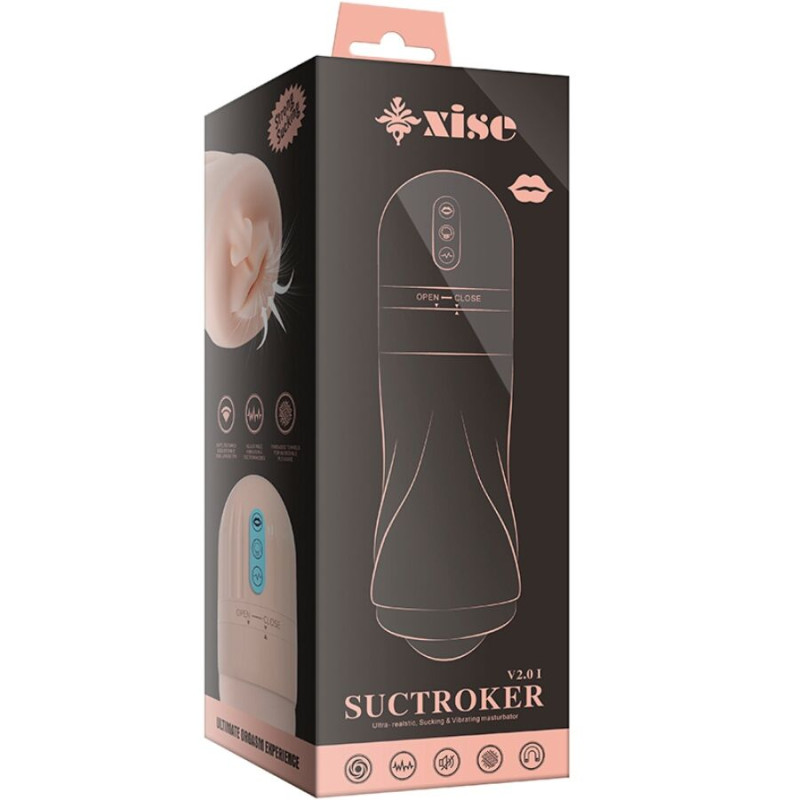 Xise - suctroker v2.0 i mouth masturbator with vibration 8