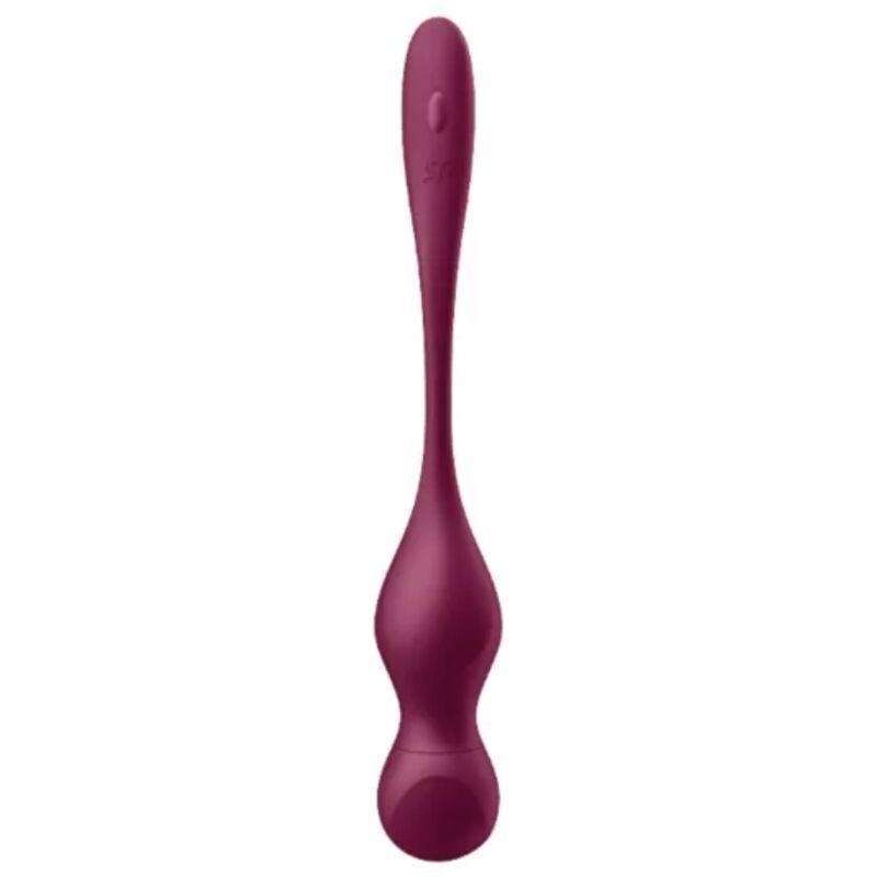 Satisfyer - love birds vary vibrating balls free app wine red 2