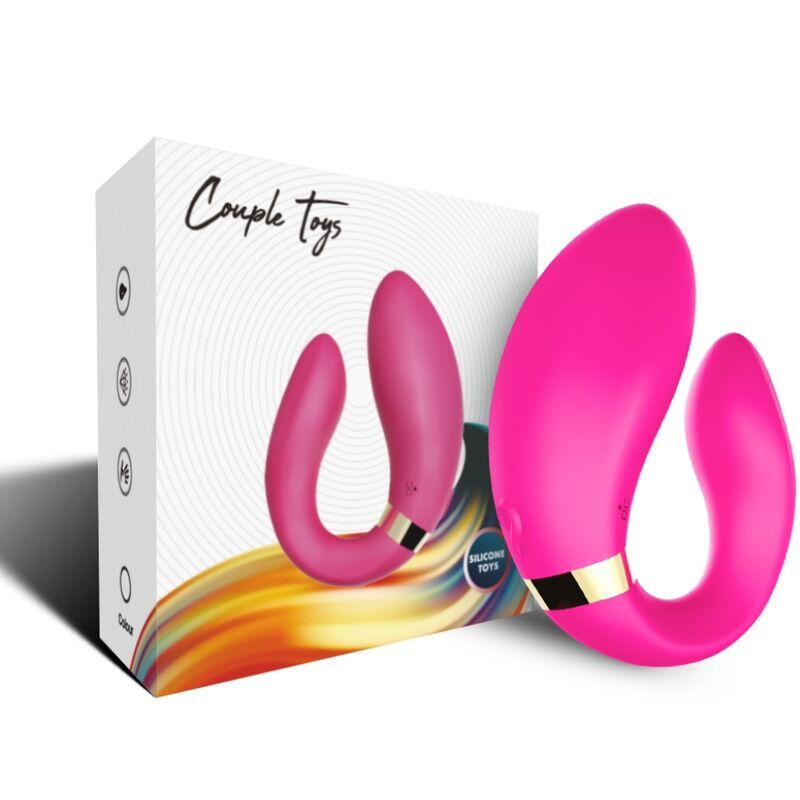 Armony - Crescent Vibrator For Couples Remote Control Fuchsia