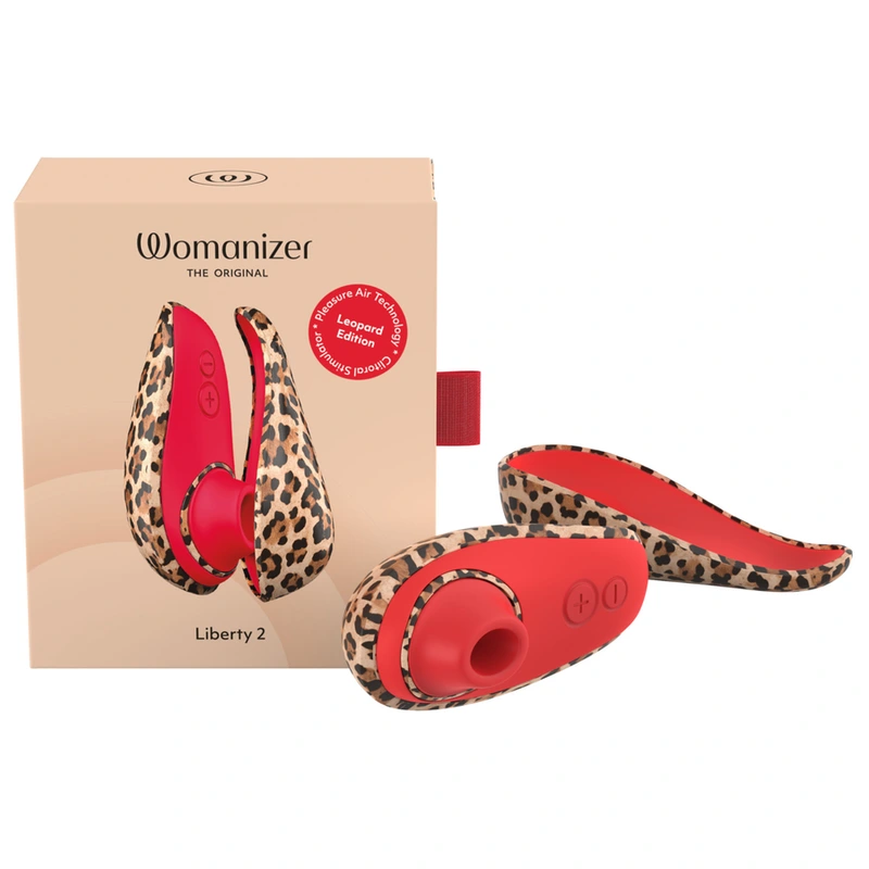Womanizer - liberty 2 clitoral stimulator leopard print 1