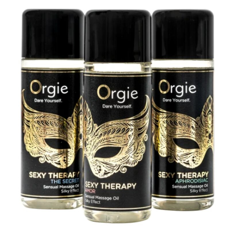 Orgie - sexy therapy mini size collection sensual massage oils 3 x 30 ml 1