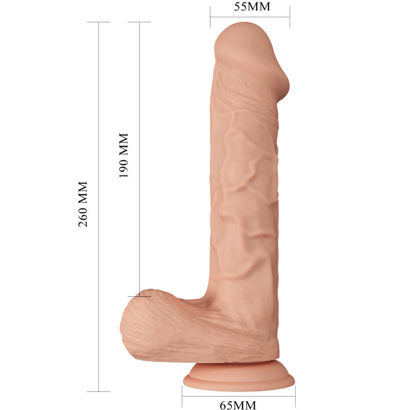 Baile - beautiful encounter bergrisi flexible realistic dildo 26 cm natural 7