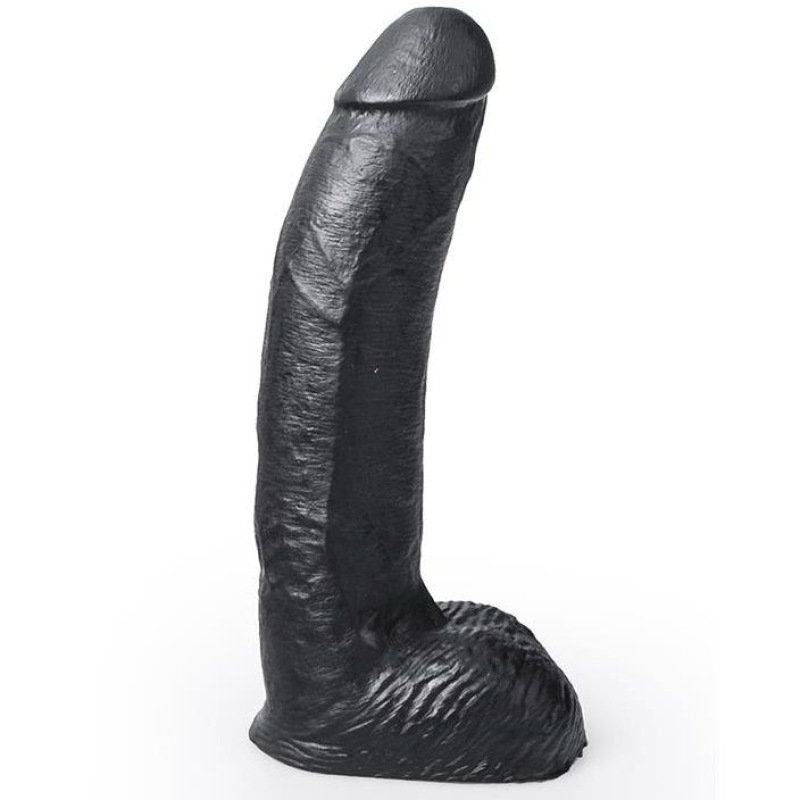 Hung system - realistic dildo black color george 22 cm