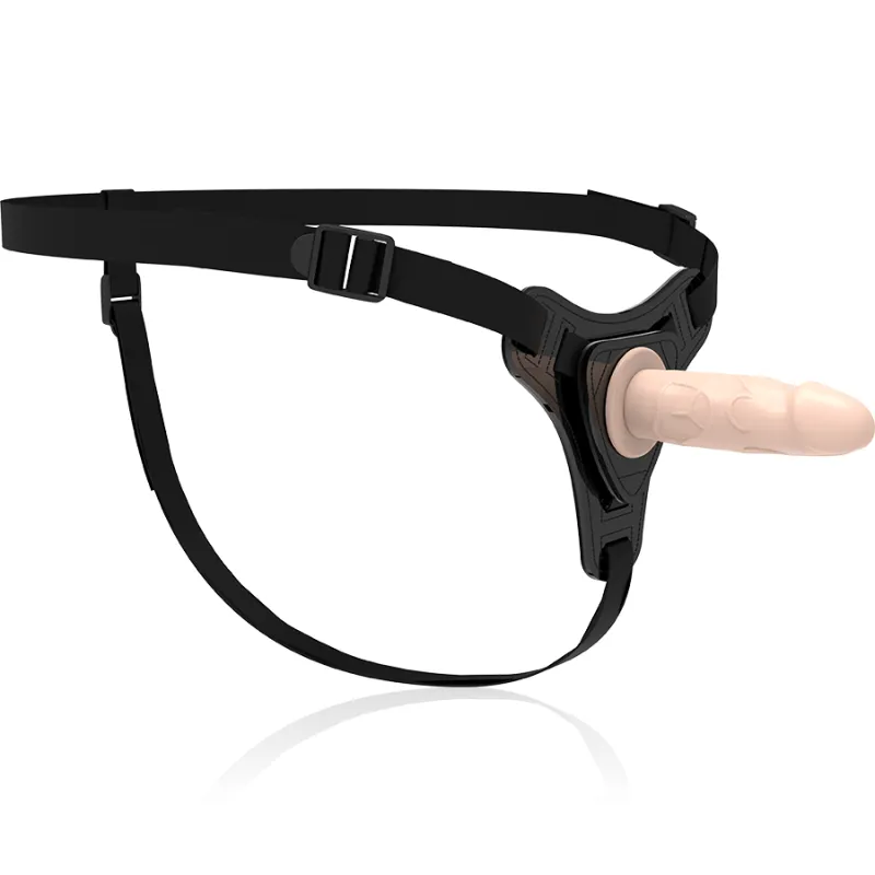 Fetish Submissive Silicone Strap-On Flesh 16cm Realistic 4