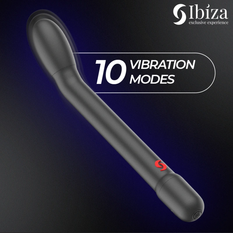 Ibiza - black g-spot vibrator with vibration 4