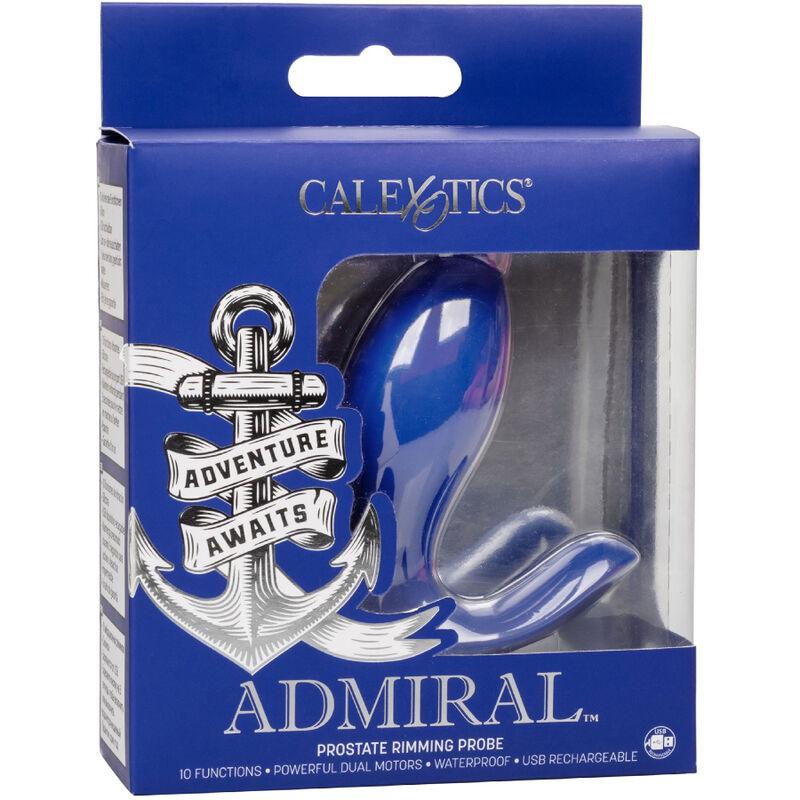 Calexotics - Admiral Rimming Prostate Stimulator & Vibrator Blue