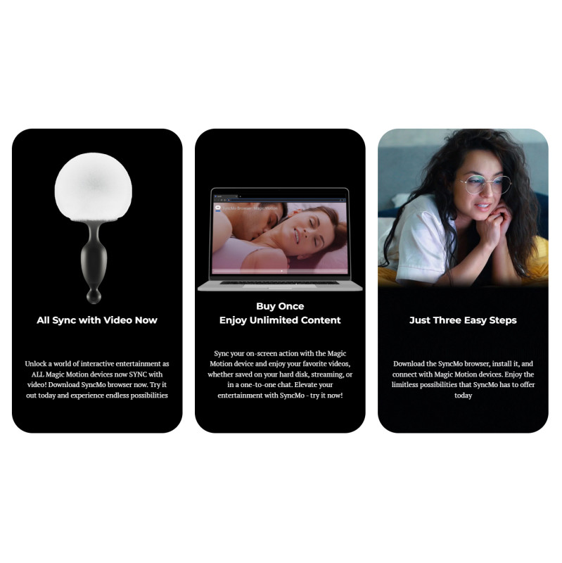 Magic Motion - App Controlled Vibrating Bunny Tail Anal Plug - Análny Kolík 18