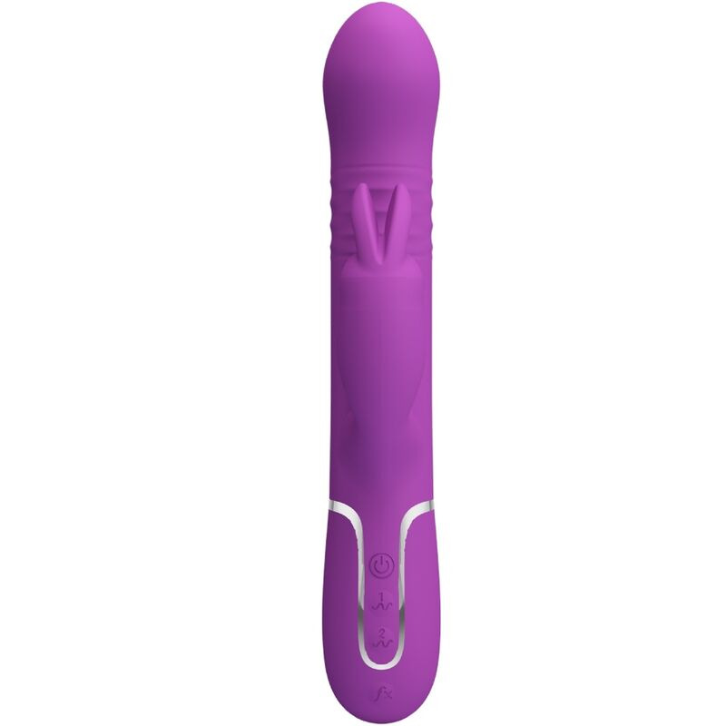 Pretty love - coale 4 in 1 multifunction rabbit vibrator purple 1