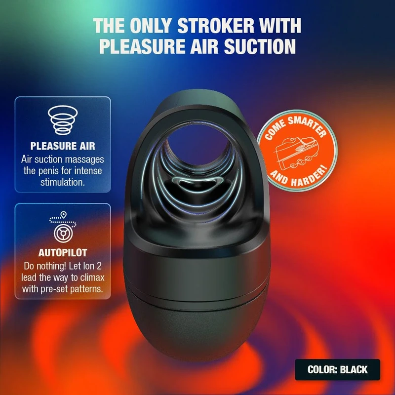 Arcwave - ion 2 male stroker with pulsating airwave stimulation black 1
