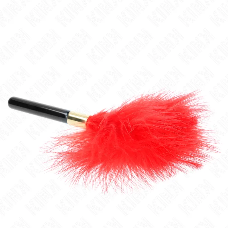 Kink - Red Gold Metal Tickle Feathers 18 Cm 3