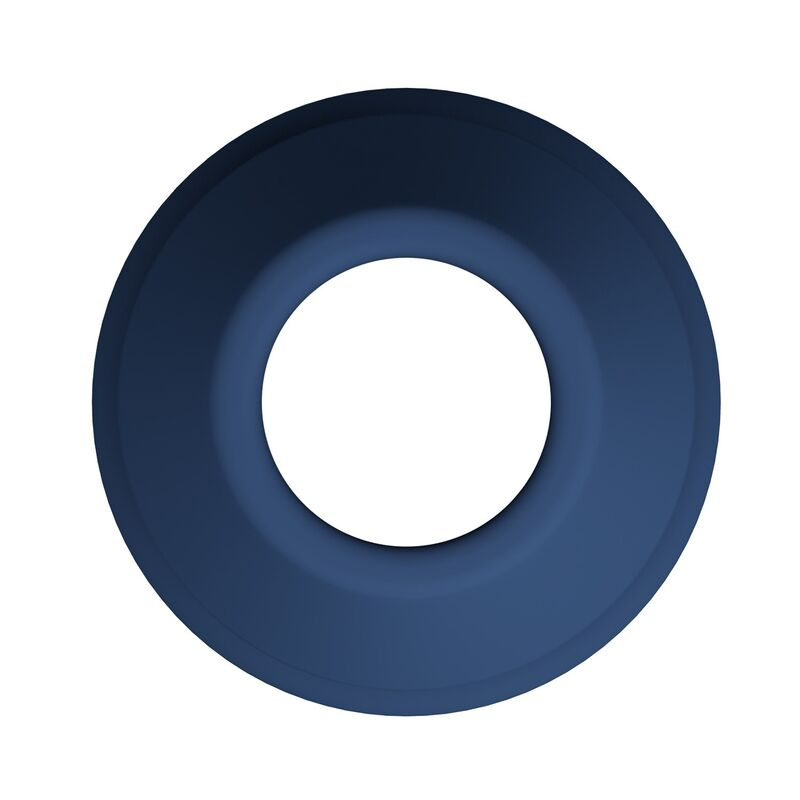 Mr play - jack blue silicone hollow anal plug size m 6