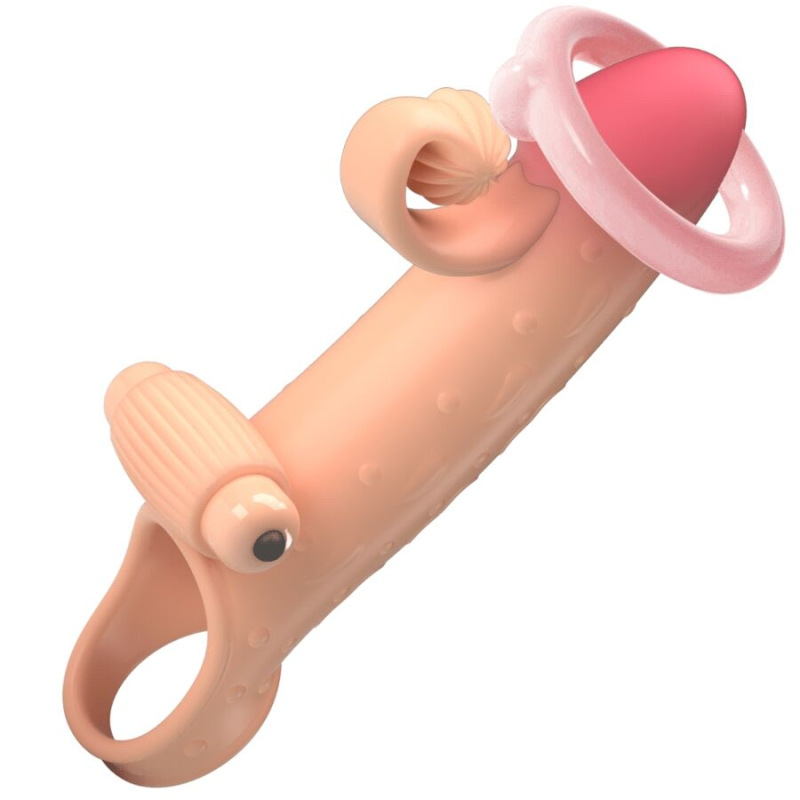 Romance - vibrating penis sleeve natural