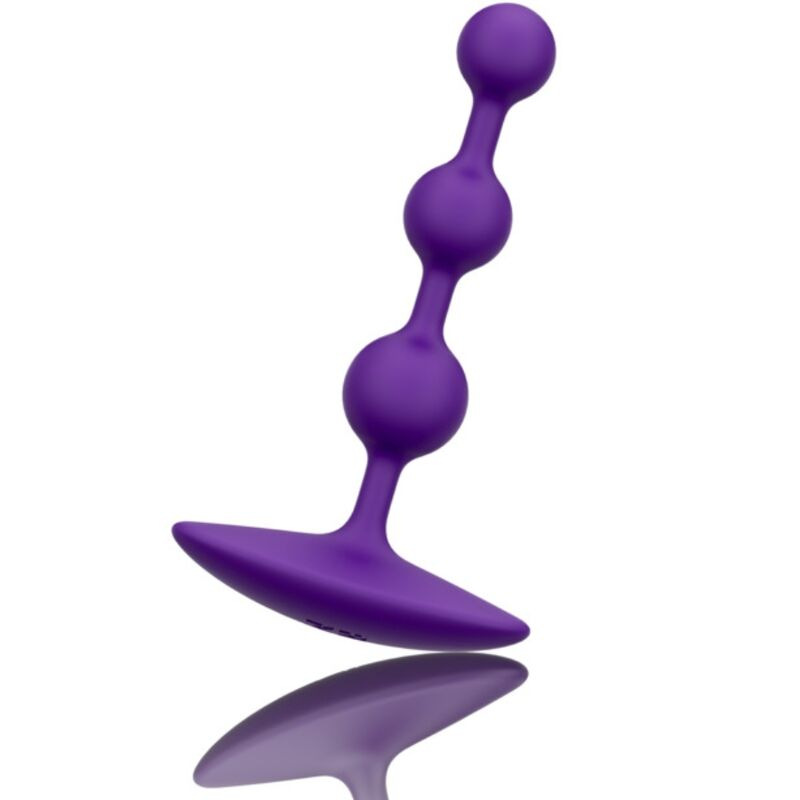 Romp - amp purple flexible silicone anal beads 12.5 cm purple 2