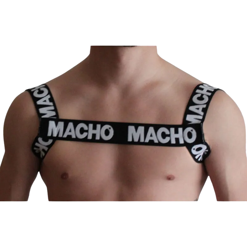 Macho Black Harness