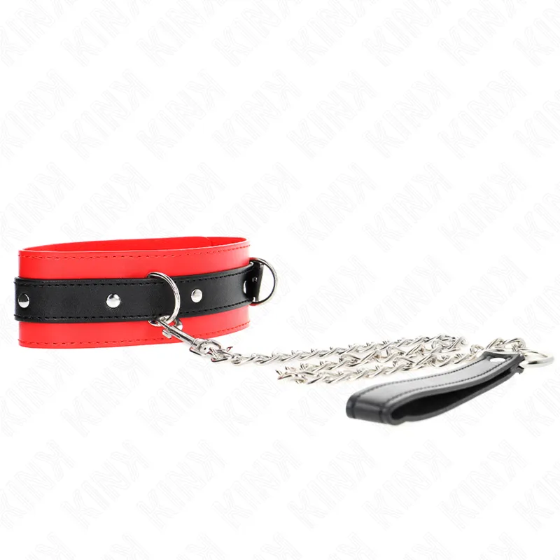 Kink - Collar With Belt 65 Cm With Strap Red 54 X 4.5 Cm 2
