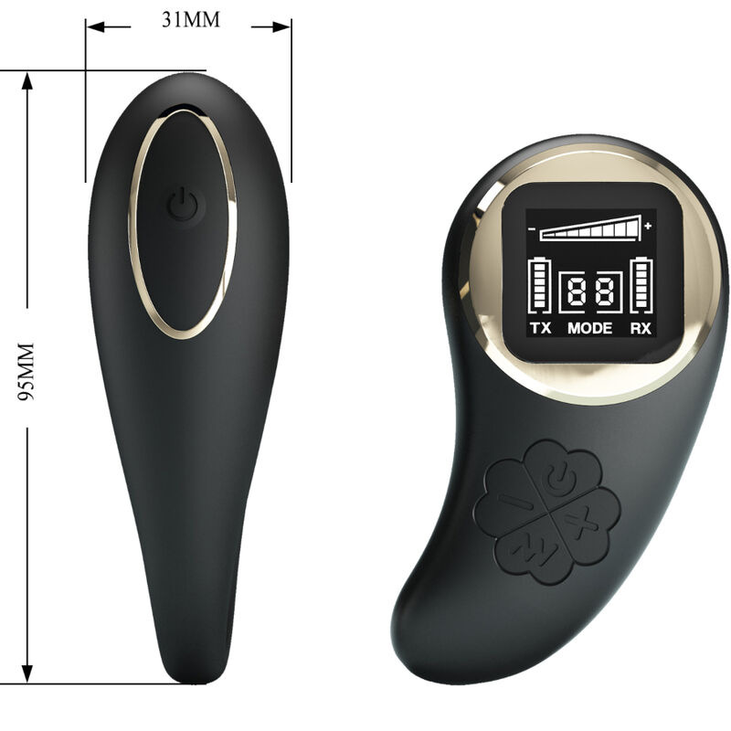 Pretty love - nathan double pleasure vibrator remote control 2