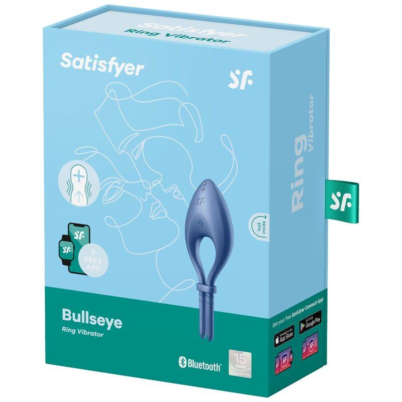 Satisfyer Bullseye Ring Vibrator - Blue - Vibračný Krúžok 2