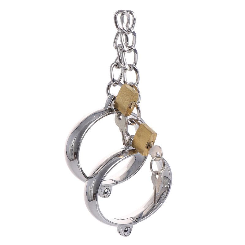 Ohmama Fetish Metal Hands Cuffs 13