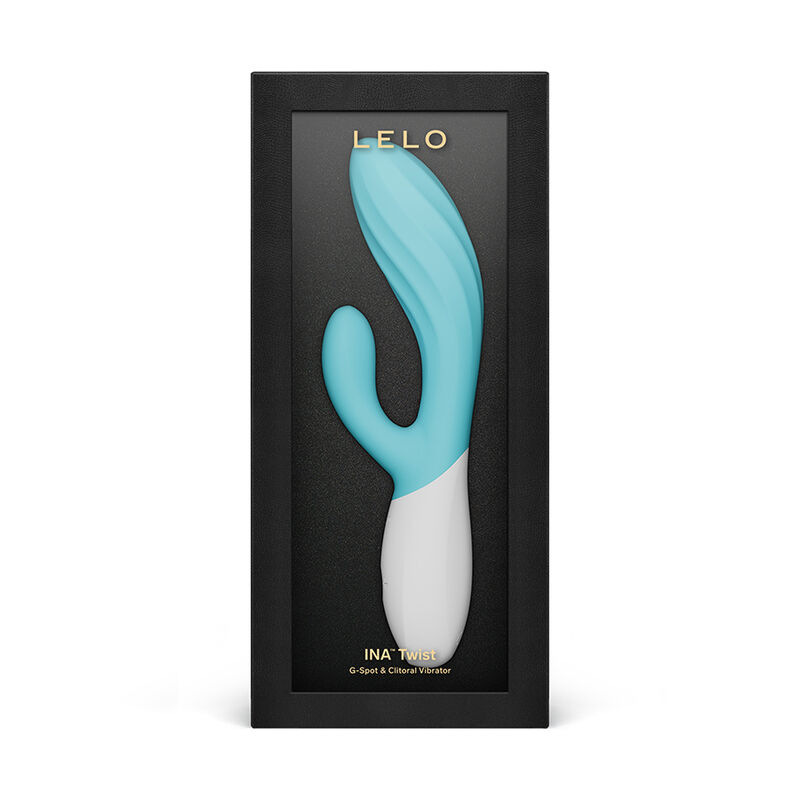Lelo - ina twist double vibrator rabbit for g-spot and clitoris blue 3