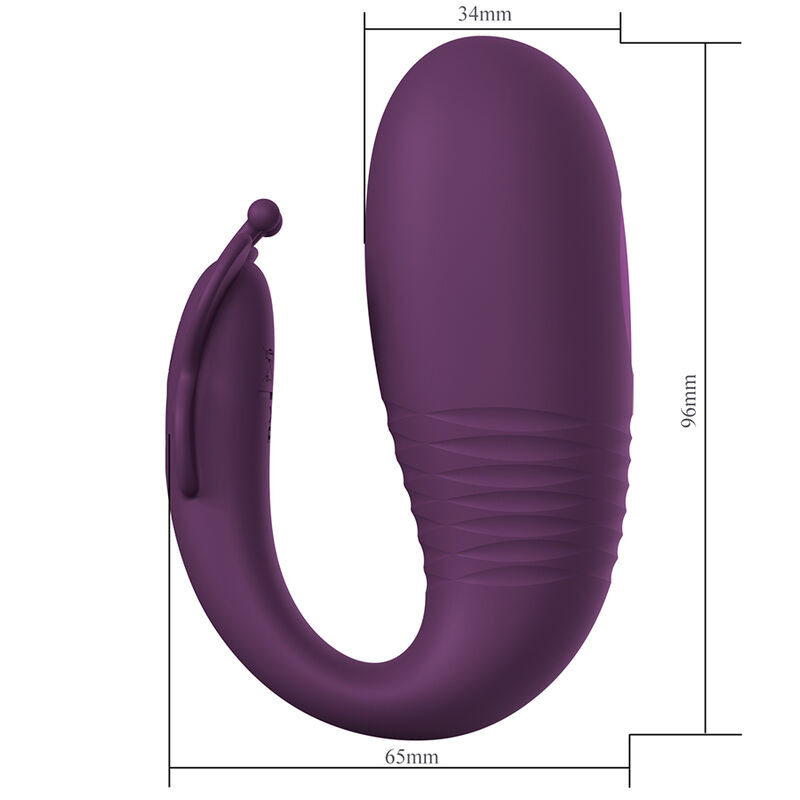 Pretty love - klay thrusting egg vibrator app control purple 4