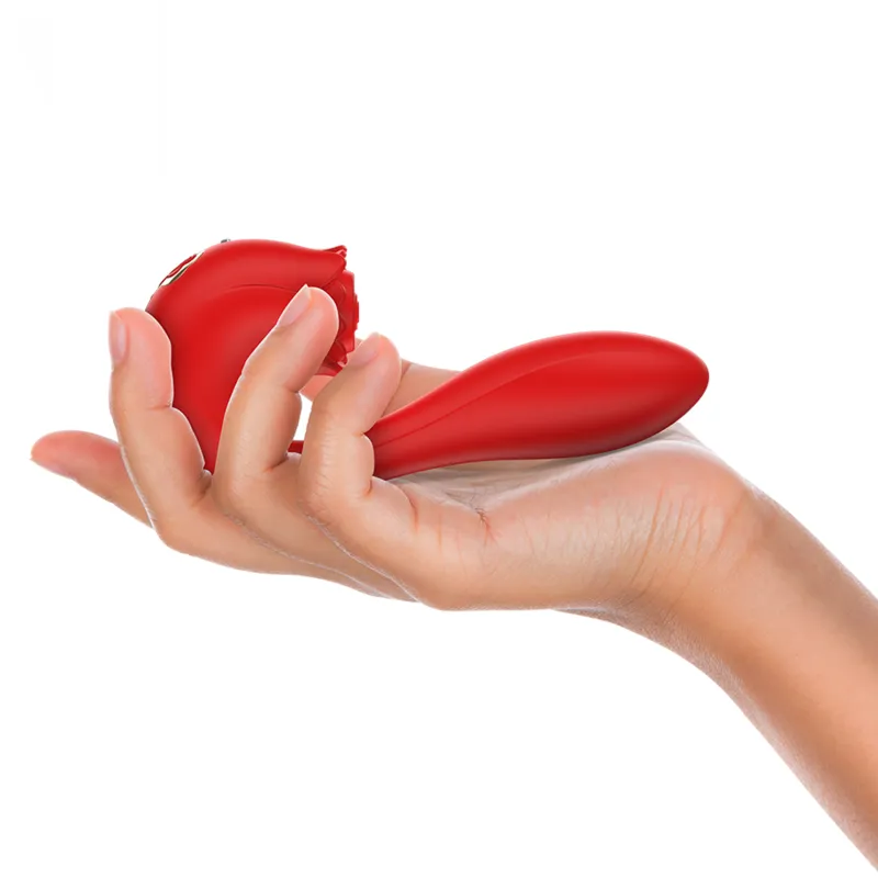 Mia - Selena Stimulator Vibrating + Tapping Red 3