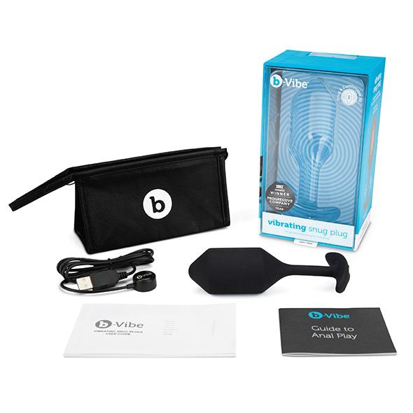 B-Vibe - Vibrating Snug Plug Xl Black 10