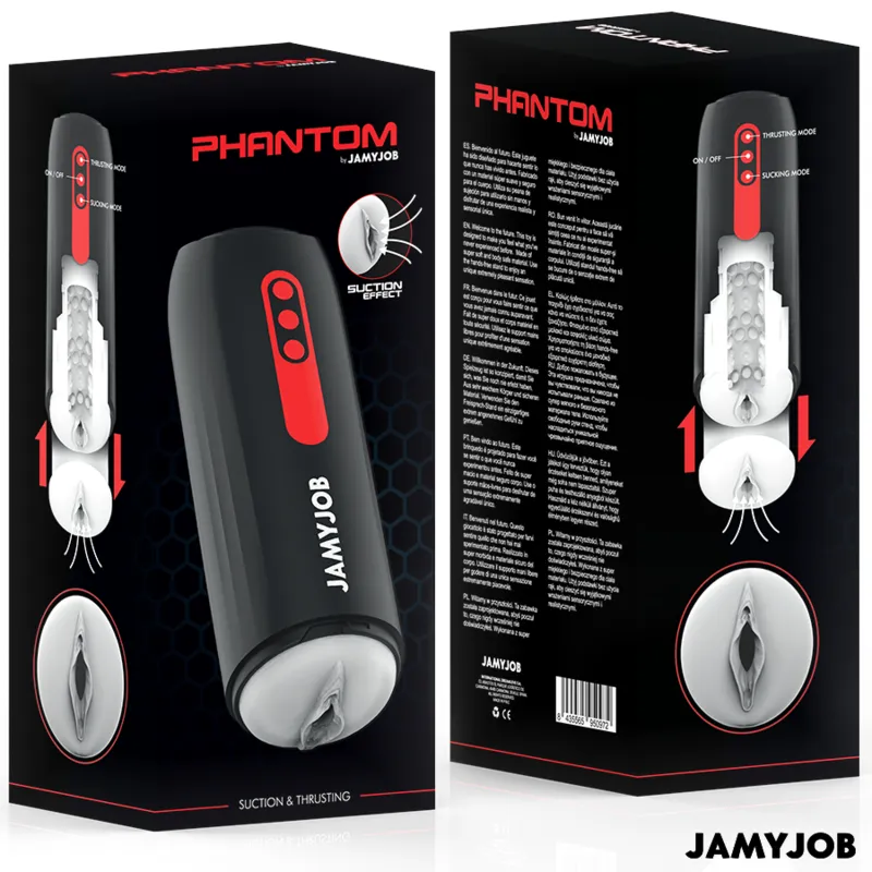 Jamyjob - phantom automatic vagina masturbator 5 suction and thrust modes 6