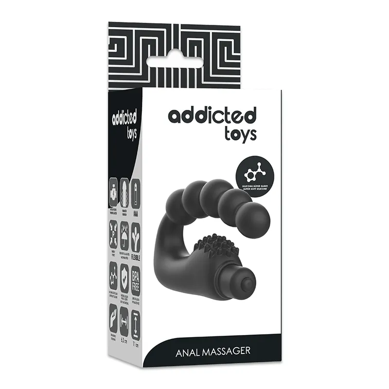 Addicted Toys Anal Massager Prostatic With Vibration - Masér Prostaty