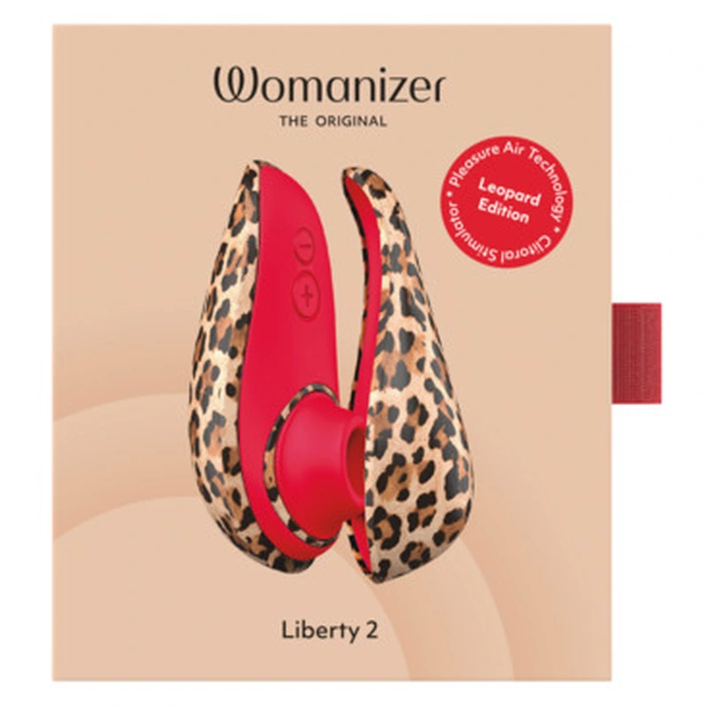 Womanizer - liberty 2 clitoral stimulator leopard print 12