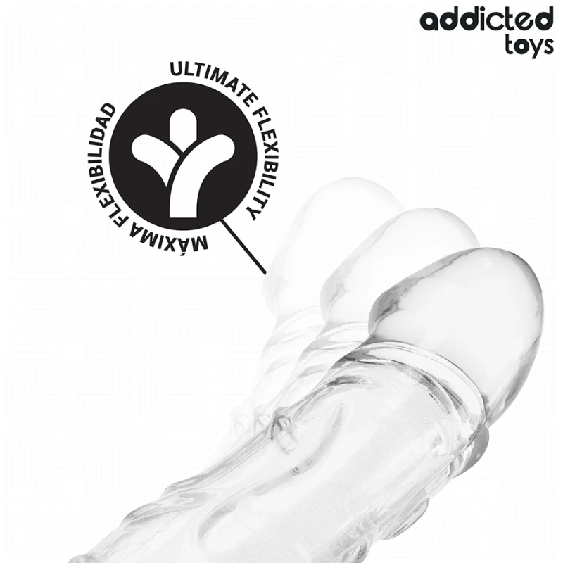 Addicted toys - transparent penis extenson 27 cm 4
