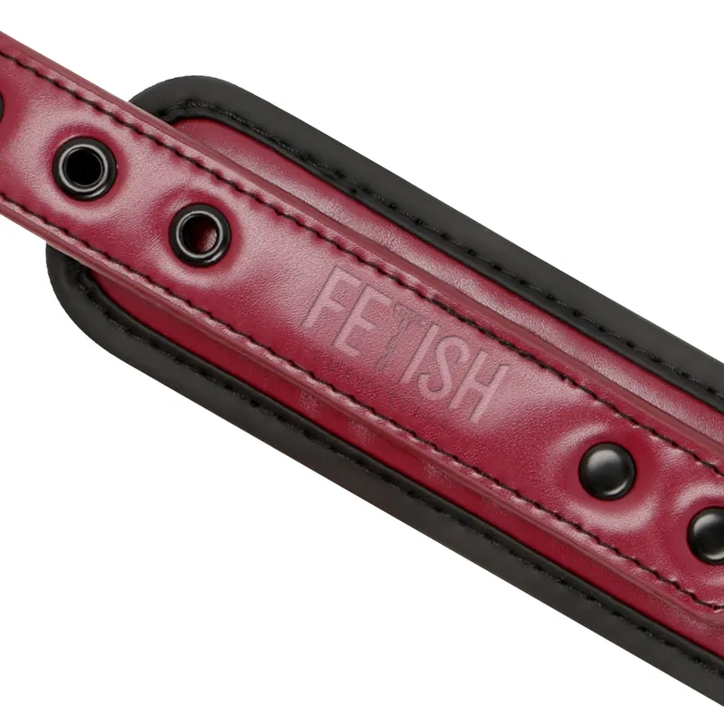 Fetish Submissive Dark Room Collar With Leash - Obojok 5