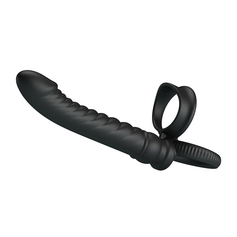 Pretty love - merritt anal vibrator with ring and vibration black 3